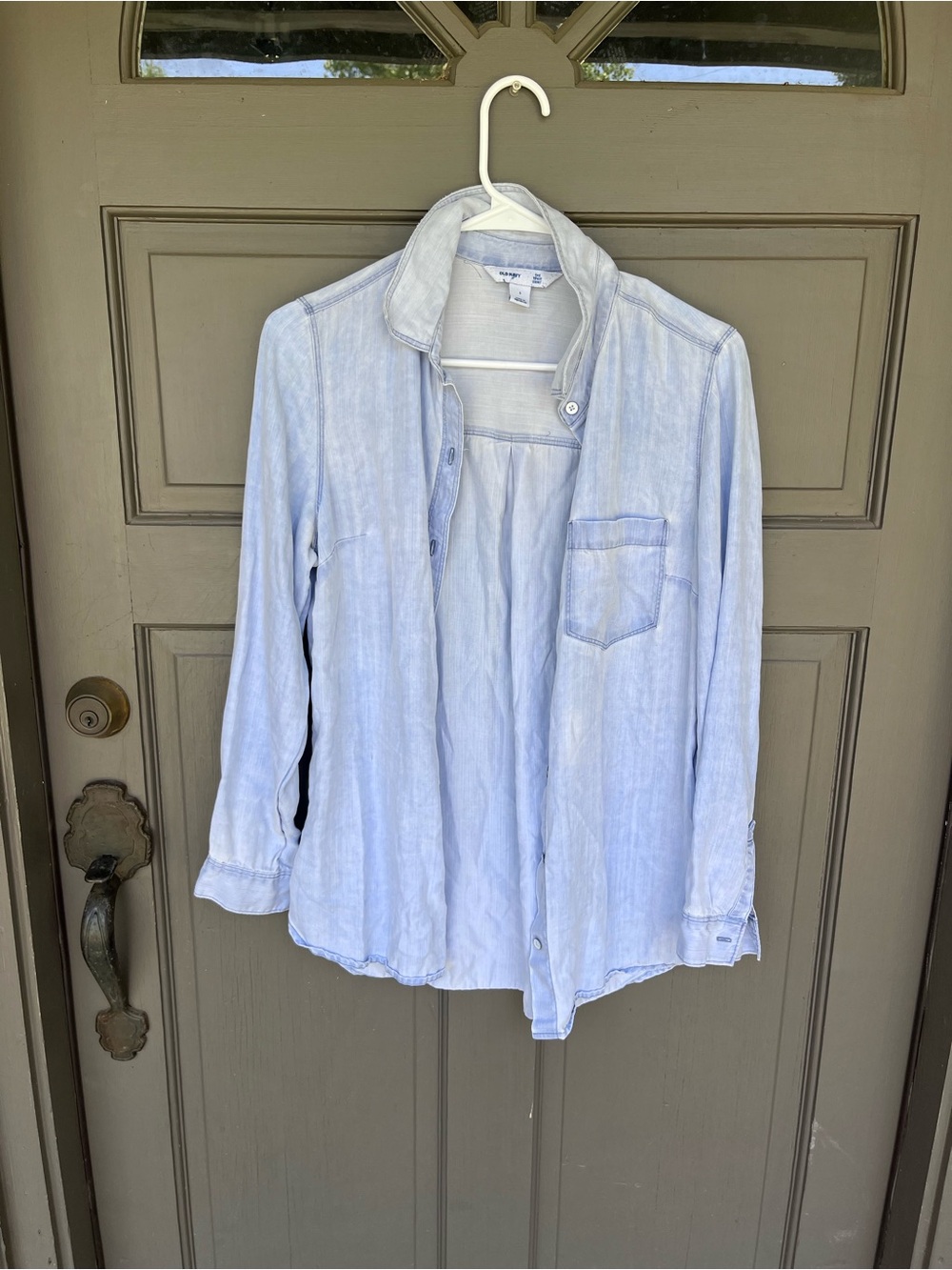 Old Navy Light Blue Tonic Shirt
